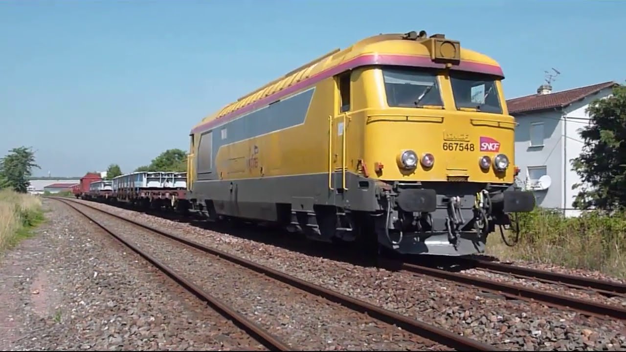 Locomotives BB 67400 à Périgueux
