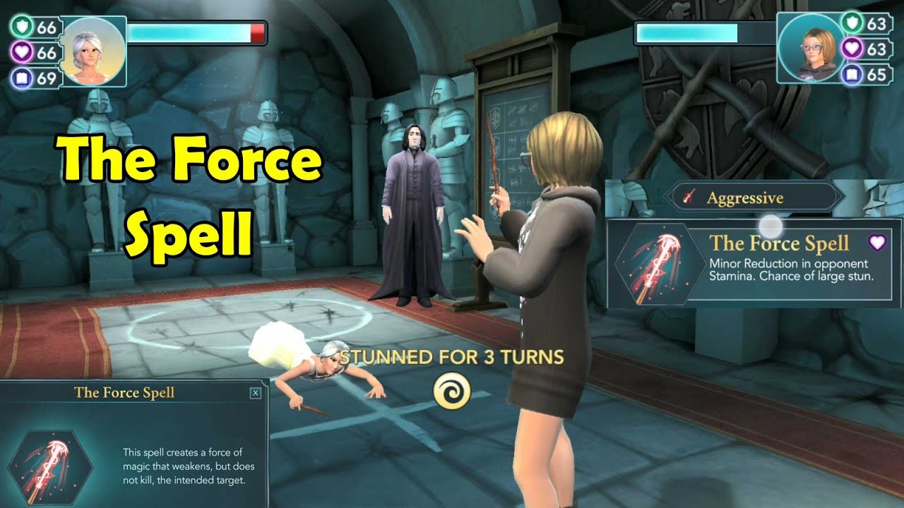 The Force Spell Harry Potter Hogwarts Mystery