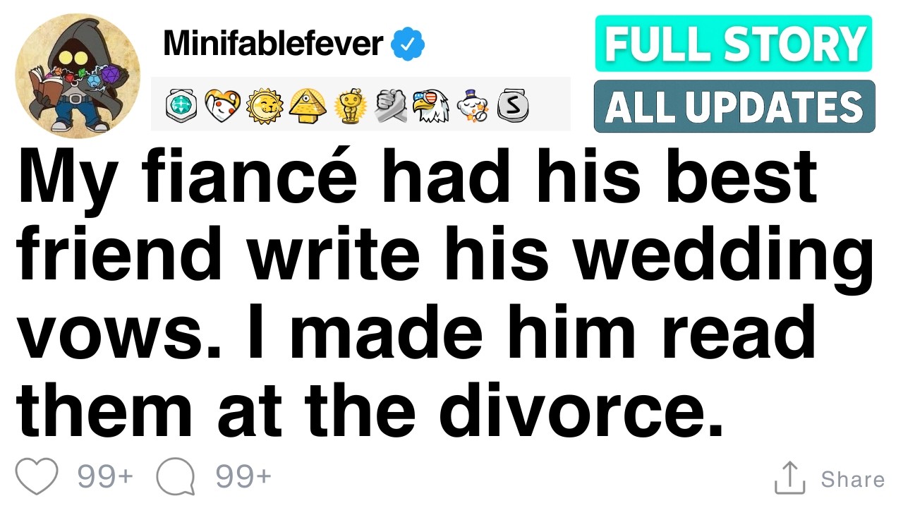 My fiancé had his best friend write his wedding vows. [FULL STORY]