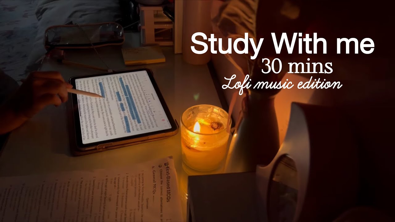 30 mins study with me ✨ with lofi bgm | studma