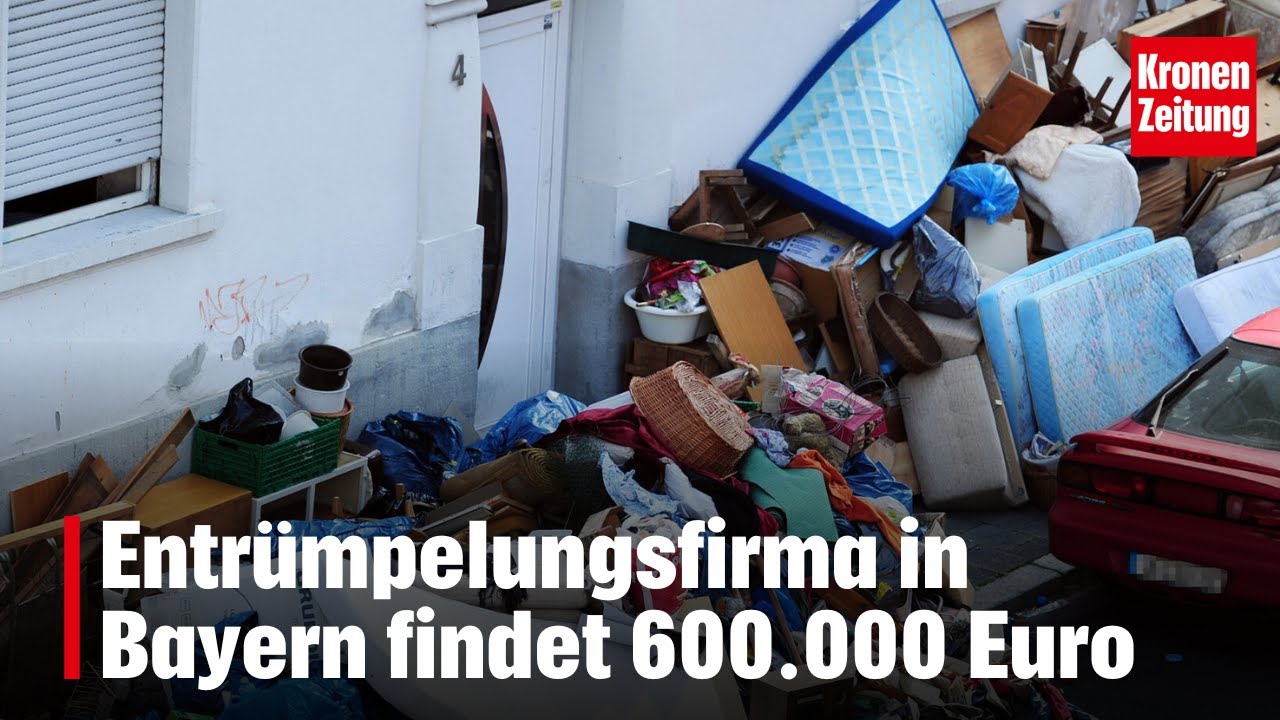 Entr&uuml;mpelungsfirma in Bayern findet 600.000 Euro | krone.tv NEWS