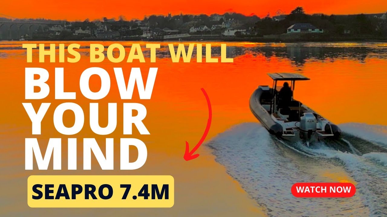 Seapro 7.4m Luxury RIB promotional video 4K