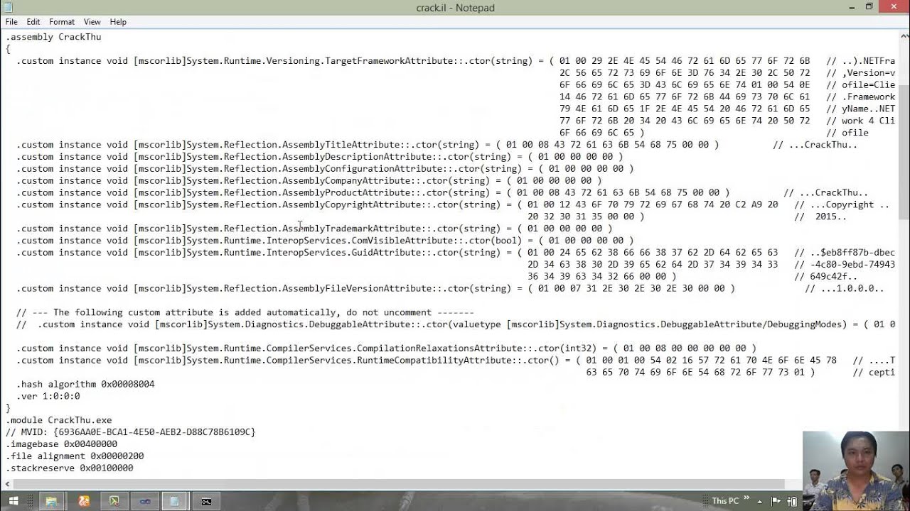 How to crack .NET application using ILDASM/ILASM