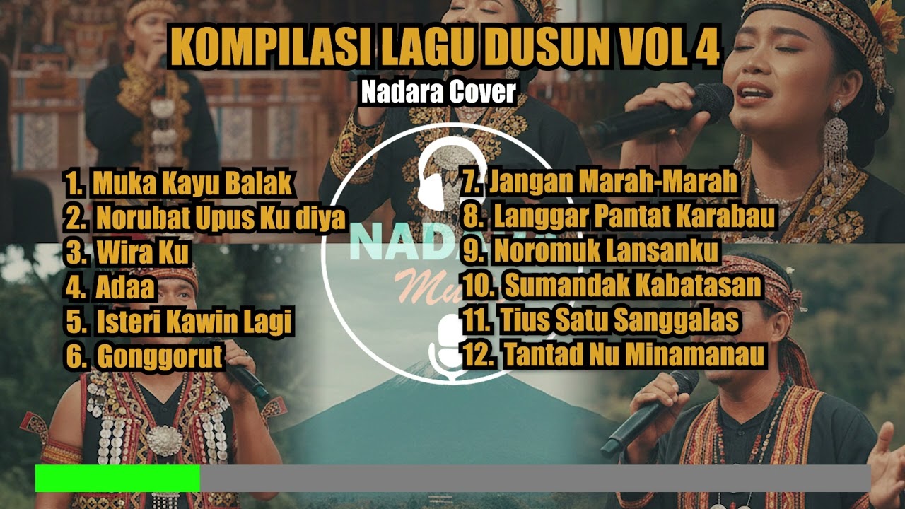 Vol 4 |  Kompilasi Lagu Sabahan Cover By Nadara