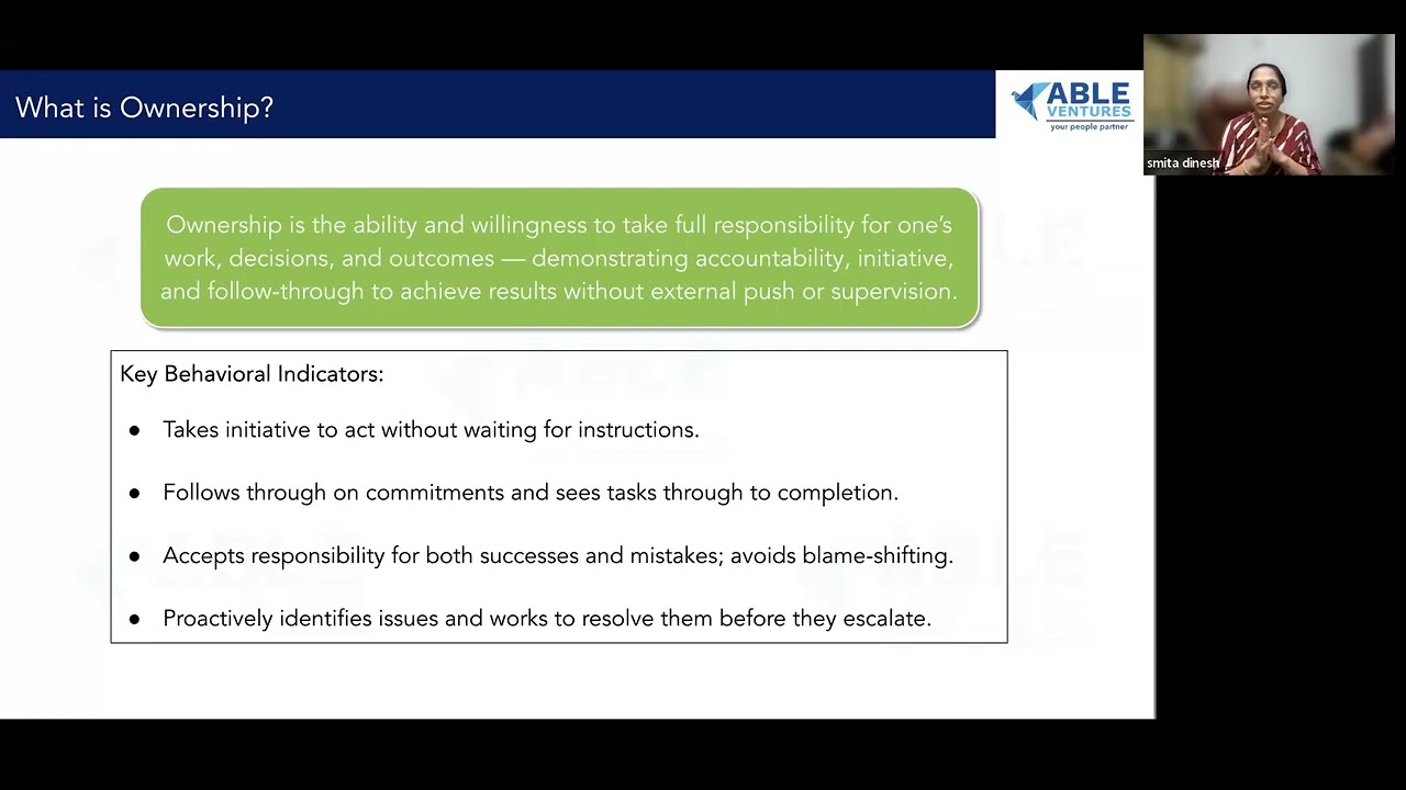Talent Lens Ownership Index Expert Session online