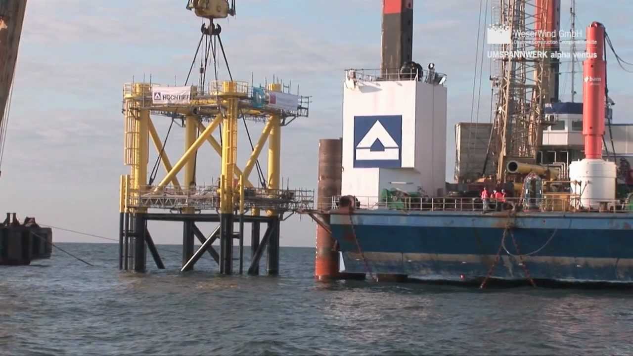 Offshore-Windpark alpha ventus - windfilm.de - Filmproduktion Windenergie