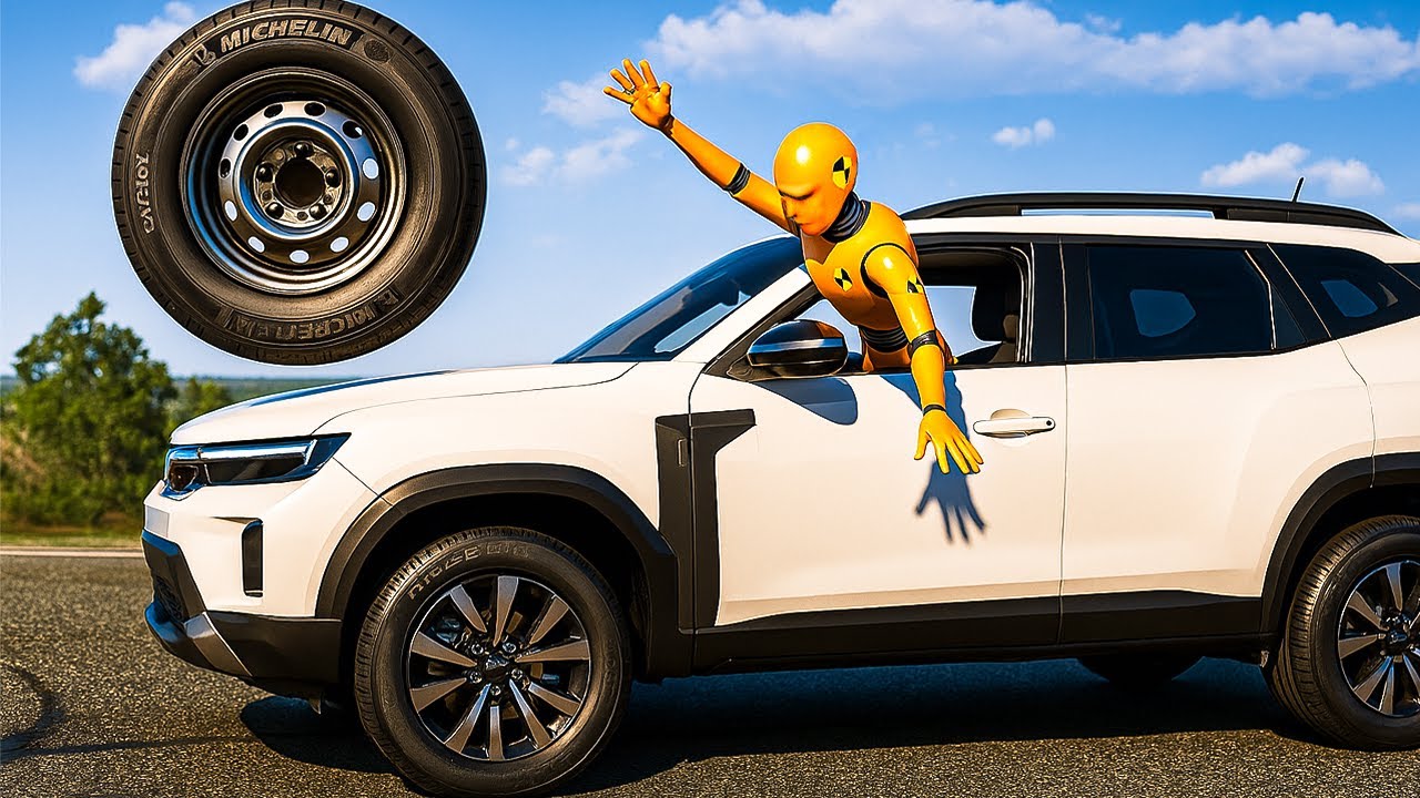 Lost Wheel and Car Crashes #01 | BeamNG.Drive