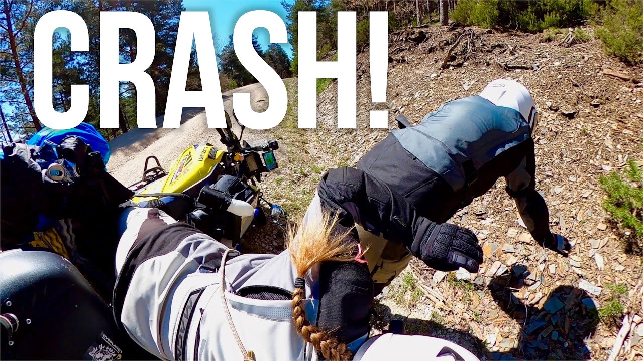 WE CRASHED TWICE! (Motovlog Spain) 🇪🇸 [S1-E14]