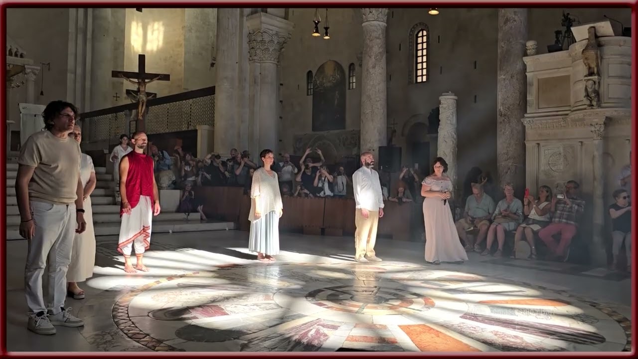 Cattedrale di Bari. 21 Giugno 2025. Breve sintesi del Solstizio d'Estate 2025.