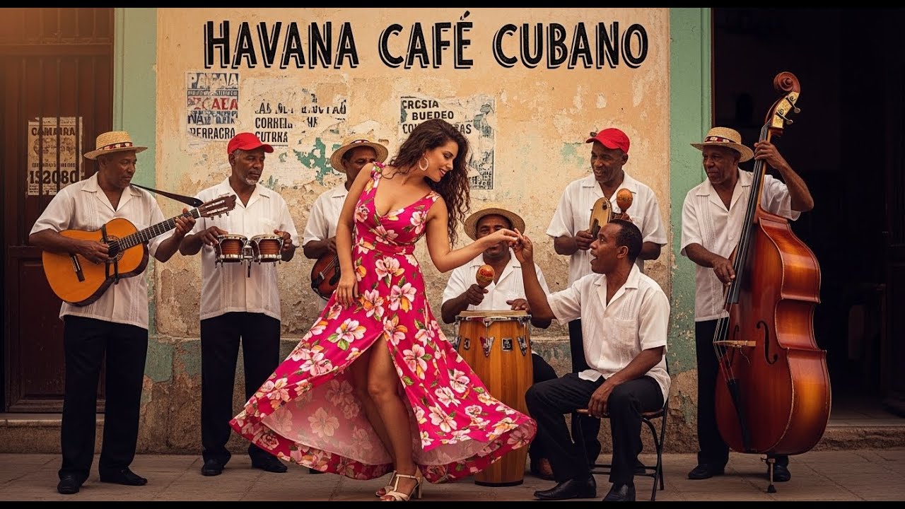 Café Cubano Music 🎹: Caribbean Café Nights & Gentle Piano Jazz • mix37