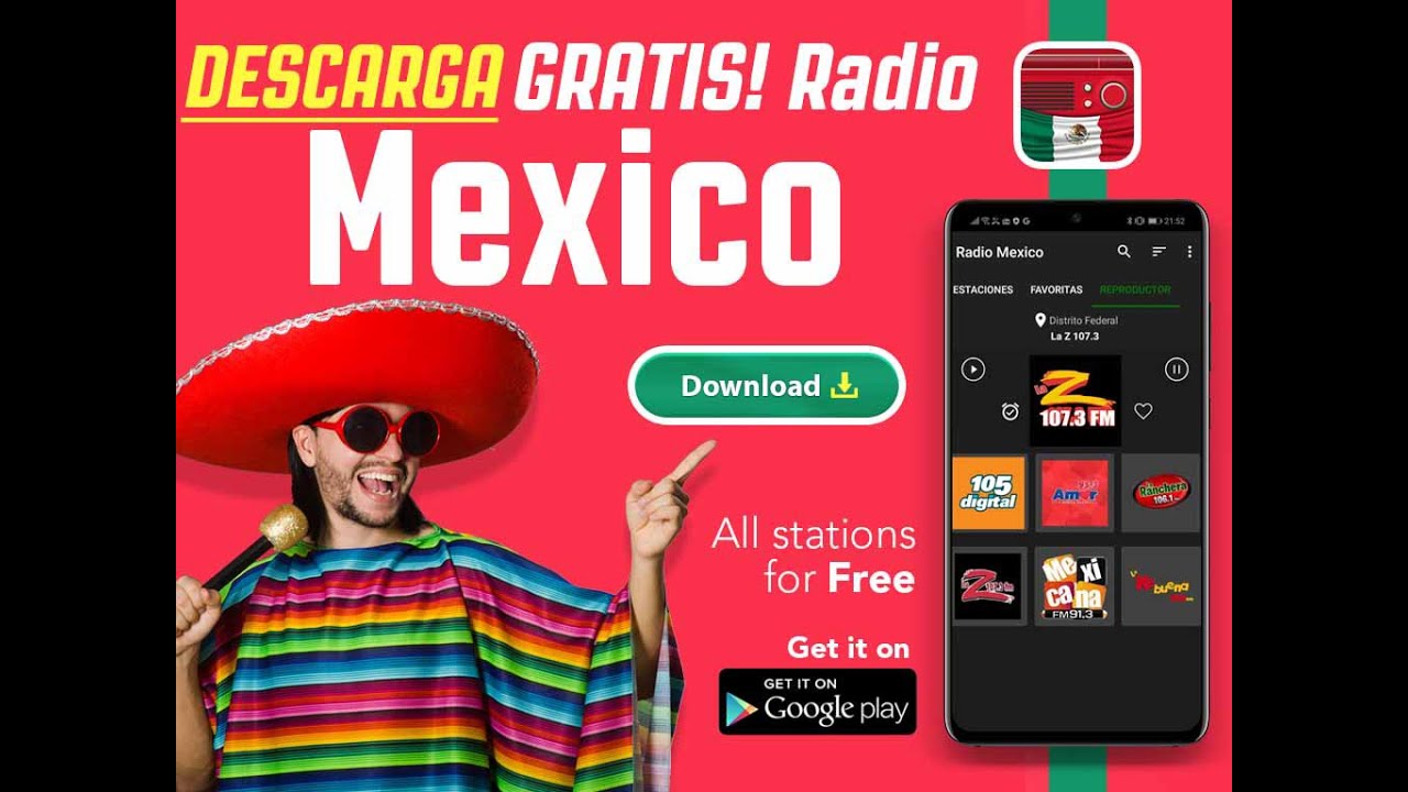 Radio Mexico Gratis AM y FM: Free Stations Wide
