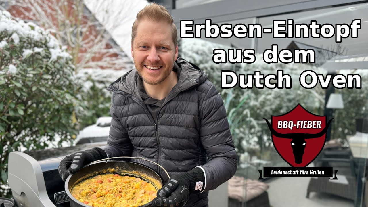 Erbsen-Eintopf aus dem Dutch Oven