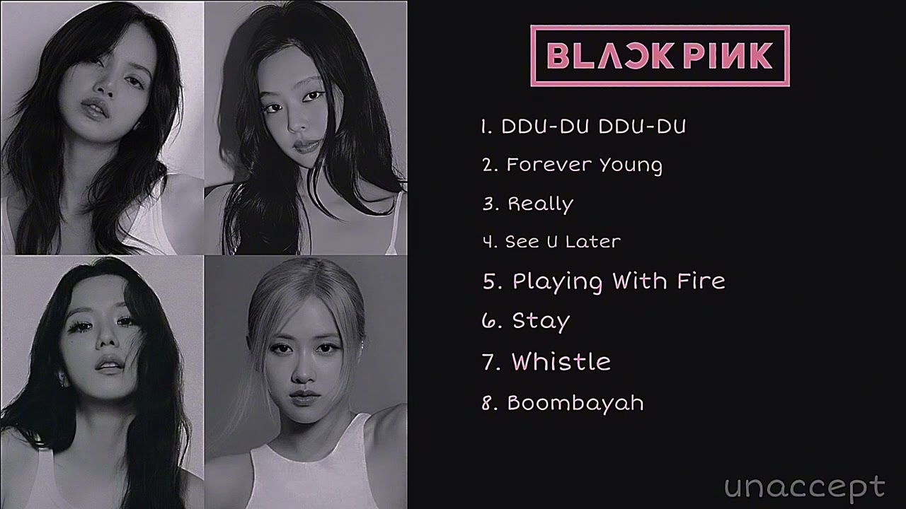 BLACKPINK ( SQUARE ONE, SQUARE TWO, SQUARE UP ) “Playlist 2026” 🖤💗