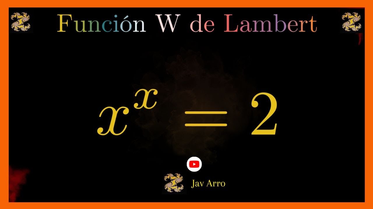 Resolución de ecuaciones mediante la W de Lambert