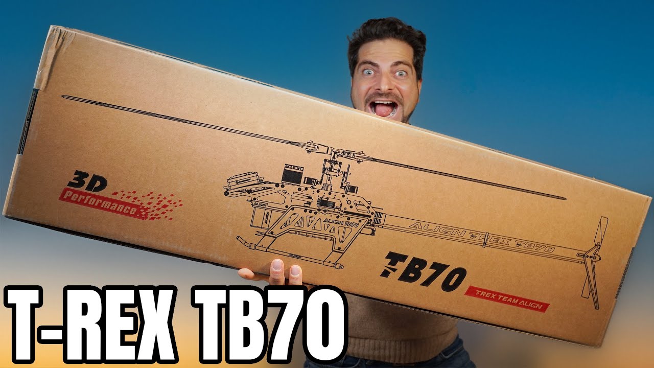 Unboxing Nuovo Elicottero 3D Classe 700 Align T-Rex TB70