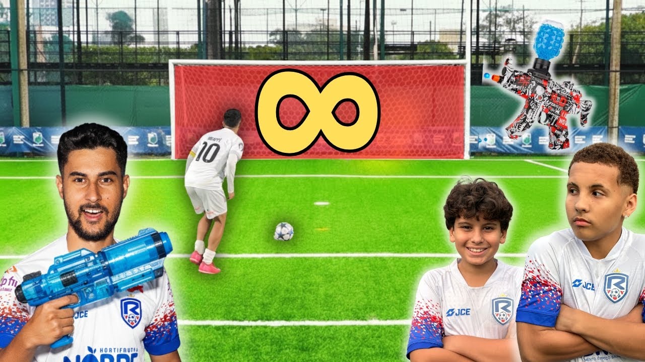 DESAFIO GOL INFINITO VALENDO ARMA DE GEL LENDÁRIA SUB 12 RIKINHO