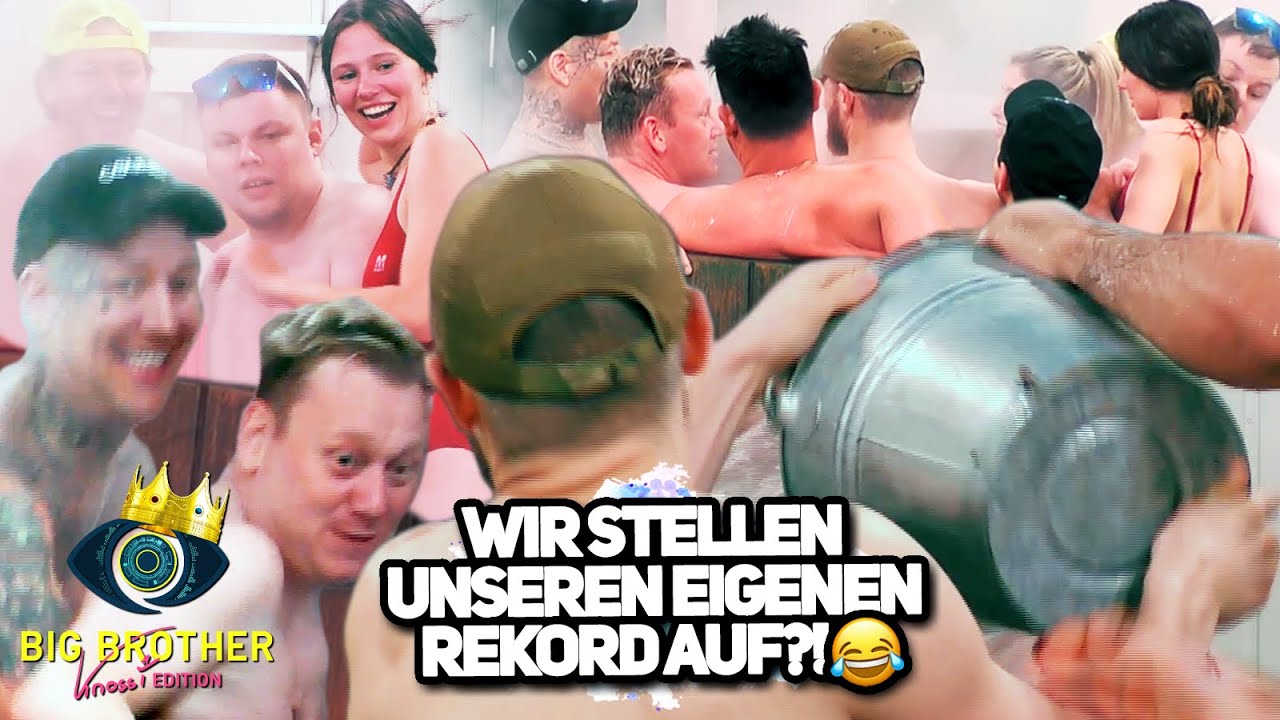 Mit 9 LEUTEN im HOT TUB! 😂 57H im ORIGINALEN BIG BROTHER HAUS 😱 Highlights Teil 1