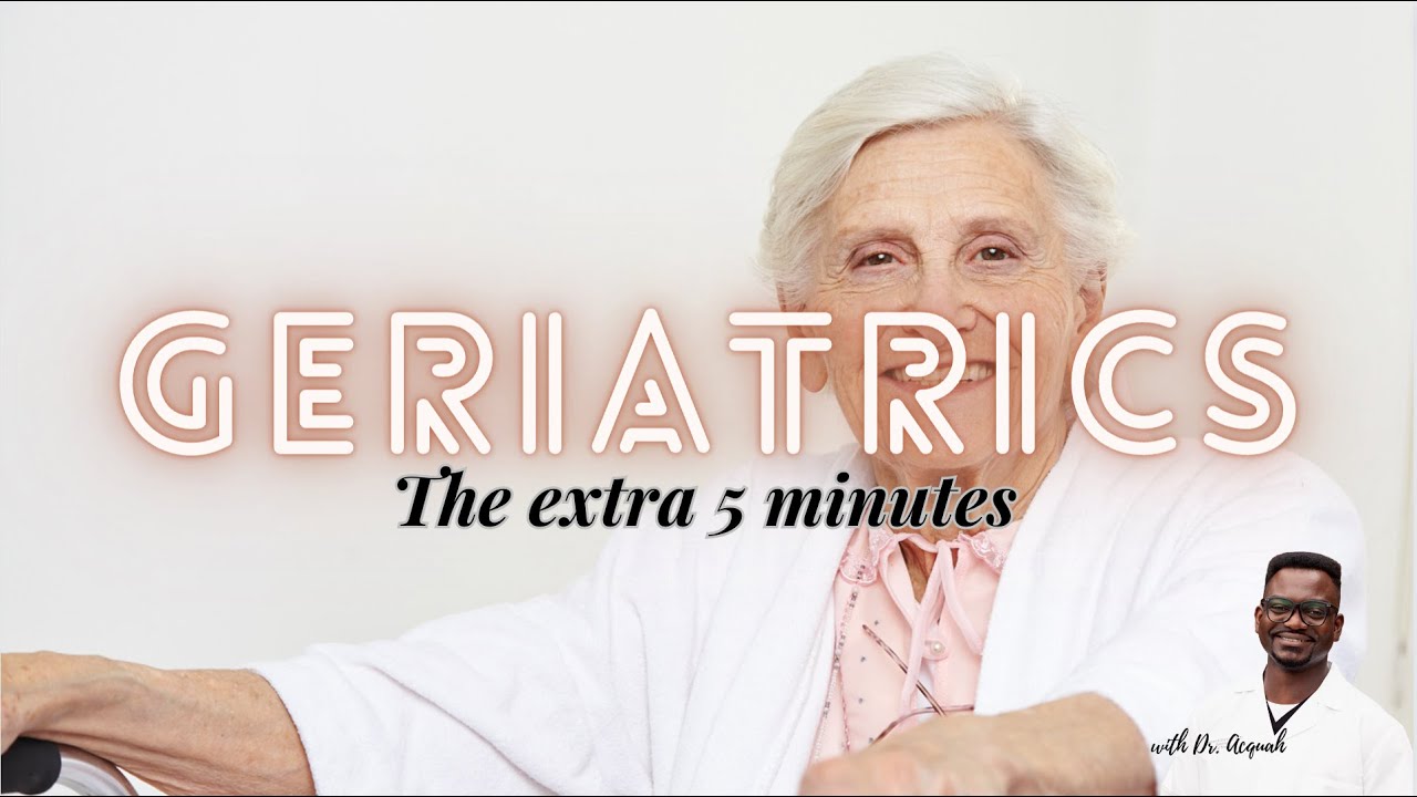 Geriatric Medicine and what I gathered ✍ | 👴 Loneliness 👵 | Partnership 👥 | Money 💰 | Dr. Acquah