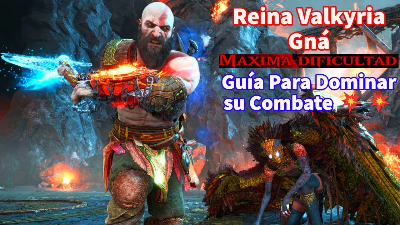 Reina Valkyria Gná | Tutorial definitivo para dominar su combate | GOD OF WAR RAGNAROK