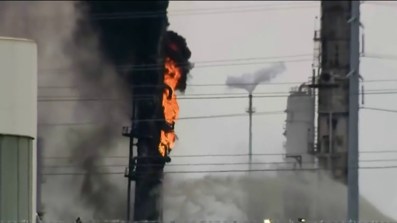 Fire at ExxonMobil Baytown Plant