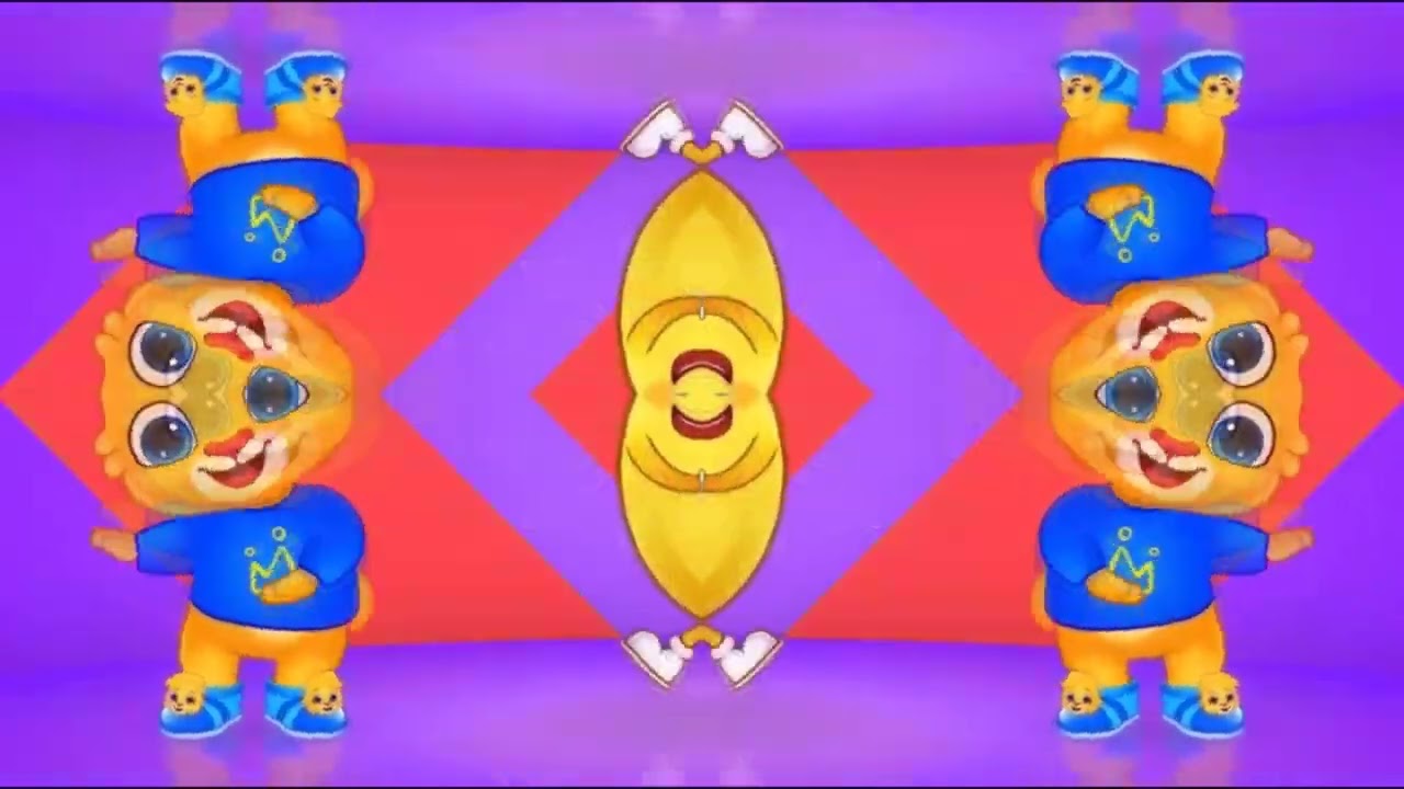 SLOW MULTIMIRROR & DEEP VOICE REQ BIDEO Lucas & Friends Hungarian Bananas Song #32