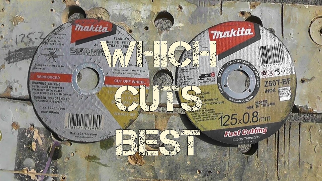Makita Cutting Disc Comparison Test