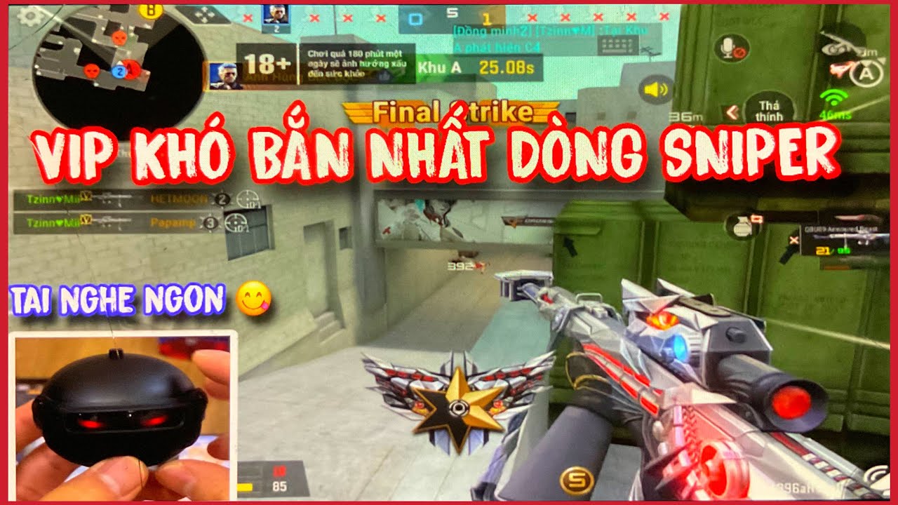 CF Legends : QBU09 Amoured Best | Cây Sniper Khó Bắn Nhất | Và Tai Nghe Chơi Game Của Tuấn Sniper