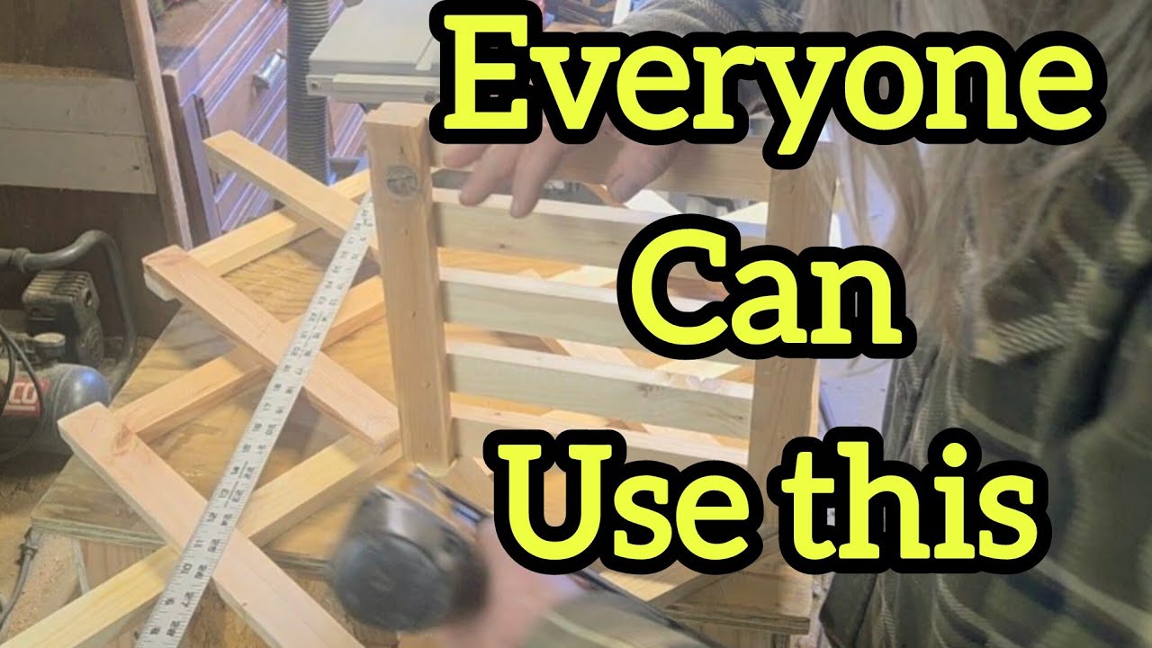 Shoe rack from scraps