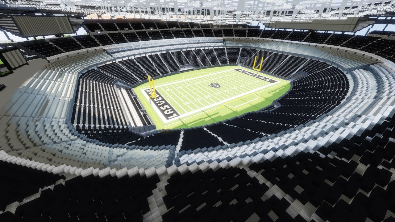 Minecraft Allegiant Stadium (Las Vegas Raiders) Timelapse +DOWNLOAD | TheCraftCrusader