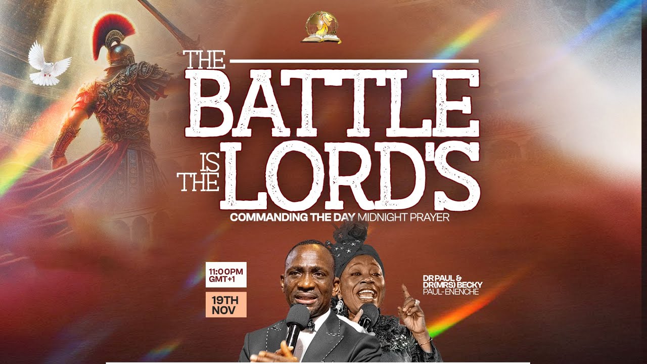 COMMANDING THE DAY MIDNIGHT PRAYER REBROADCAST || THE BATTLE IS THE LORD'S || 20-11-2025