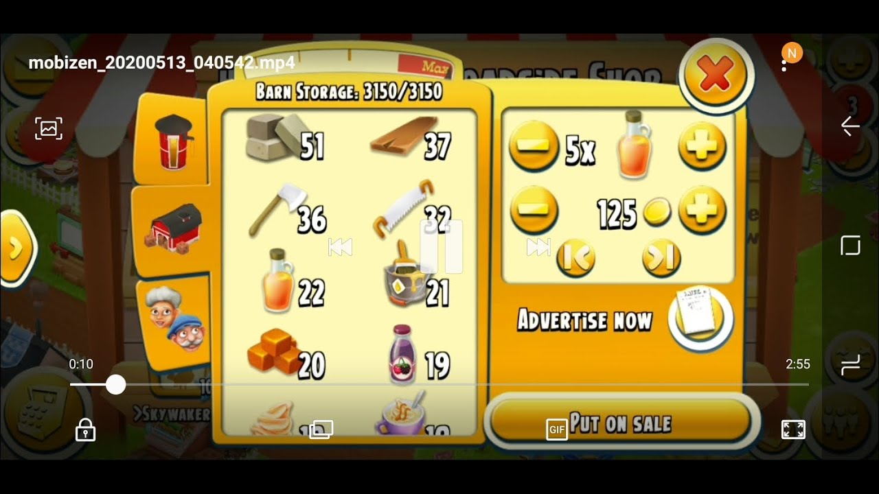 Hay Day Video ! Roadside Shop Tutorial  ! Sell items on hayday