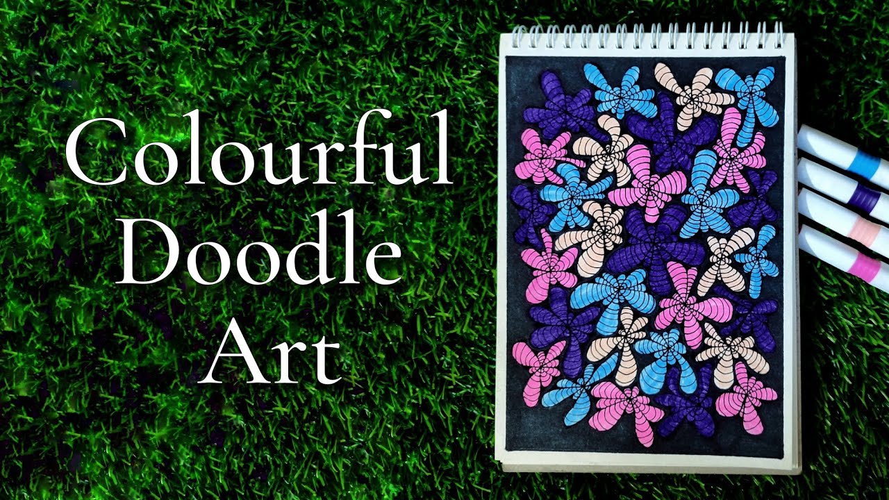 Discover HU Art Magic with Colourful Drawing Patterns!✍🏻❤️ || Crafted Charm ||