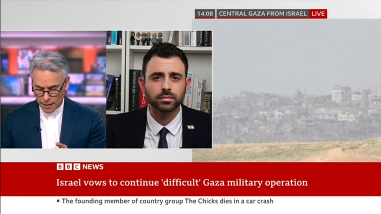 Eylon Levy on BBC News - 24/12/2023