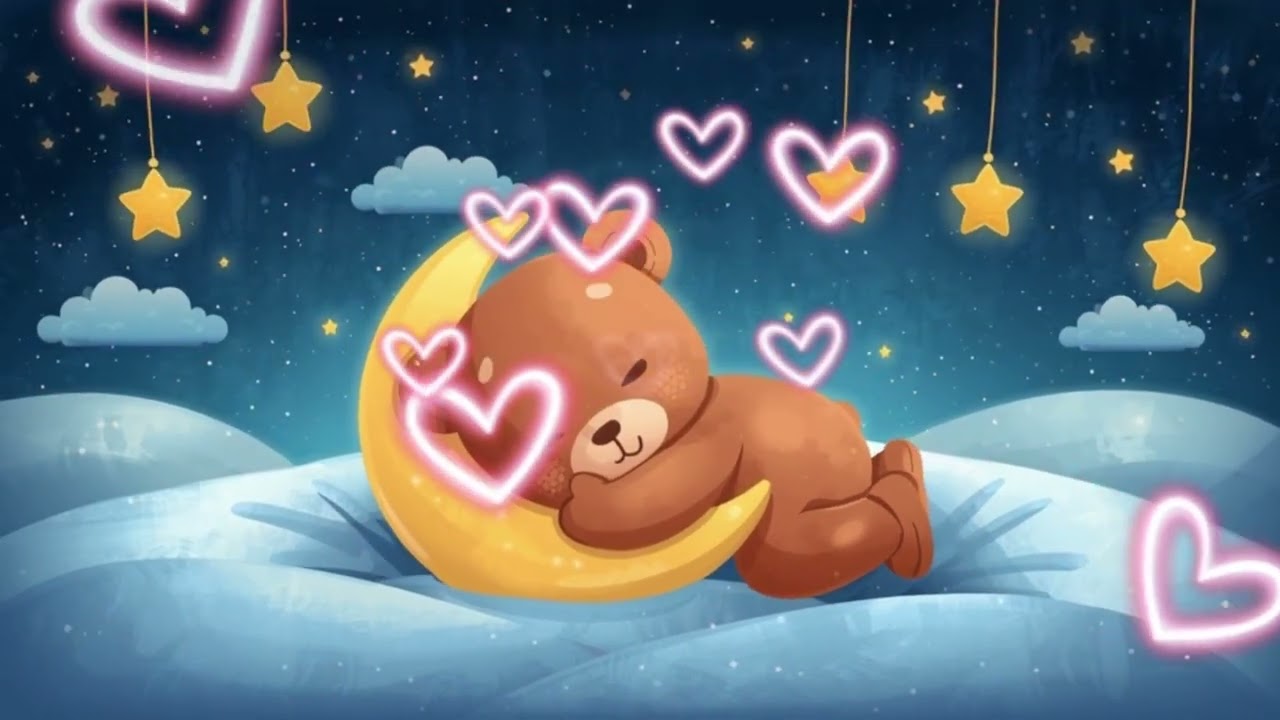 Soothing Baby Sleep Music 🎼 Mozart & Brahms Lullaby 🌜 Deep Calm Night
