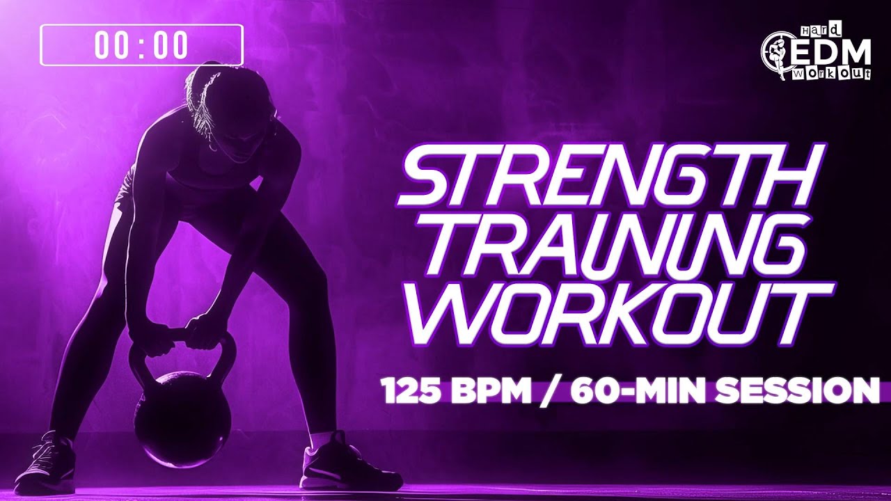 🔥 Strength Training Workout Music – 125 BPM | Gym Power Mix (60-Min Session)