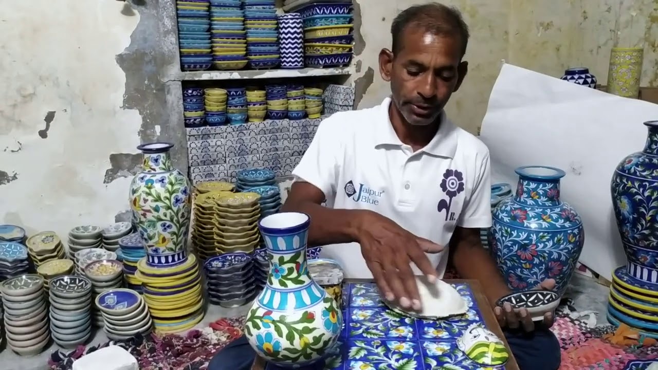 Craft Connects- Blue Pottery, Rajasthan