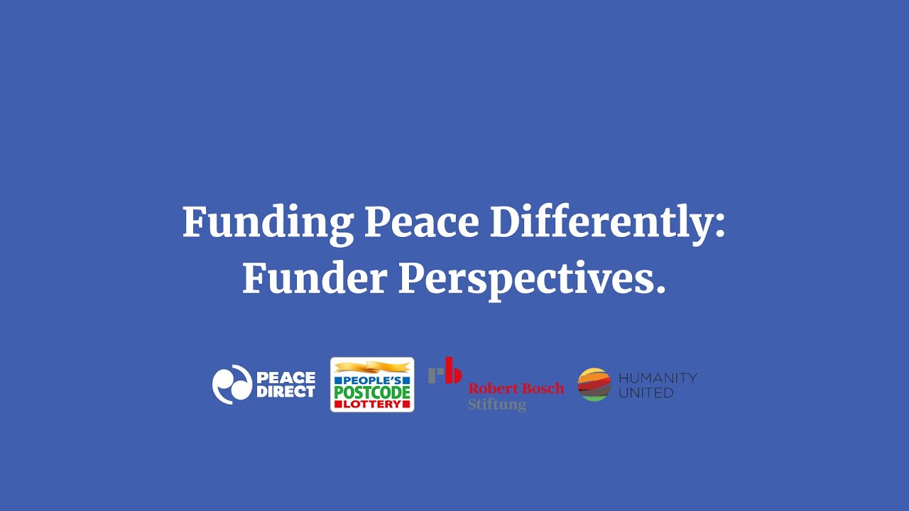Funding peace differently: 3 funder perspectives. Peace Direct Impact Report 2023.