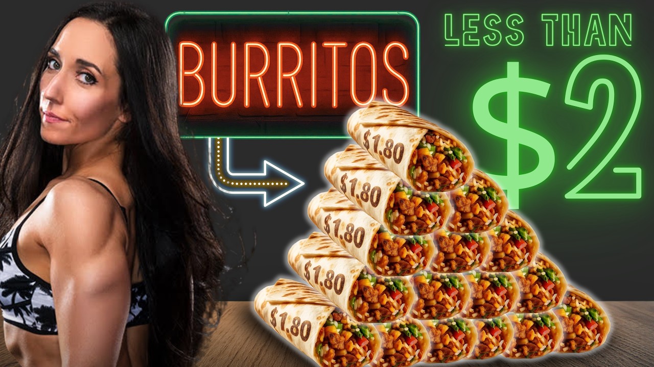 Meal Prep This $2 Vegan Burrito With 32g Protein (So Easy)