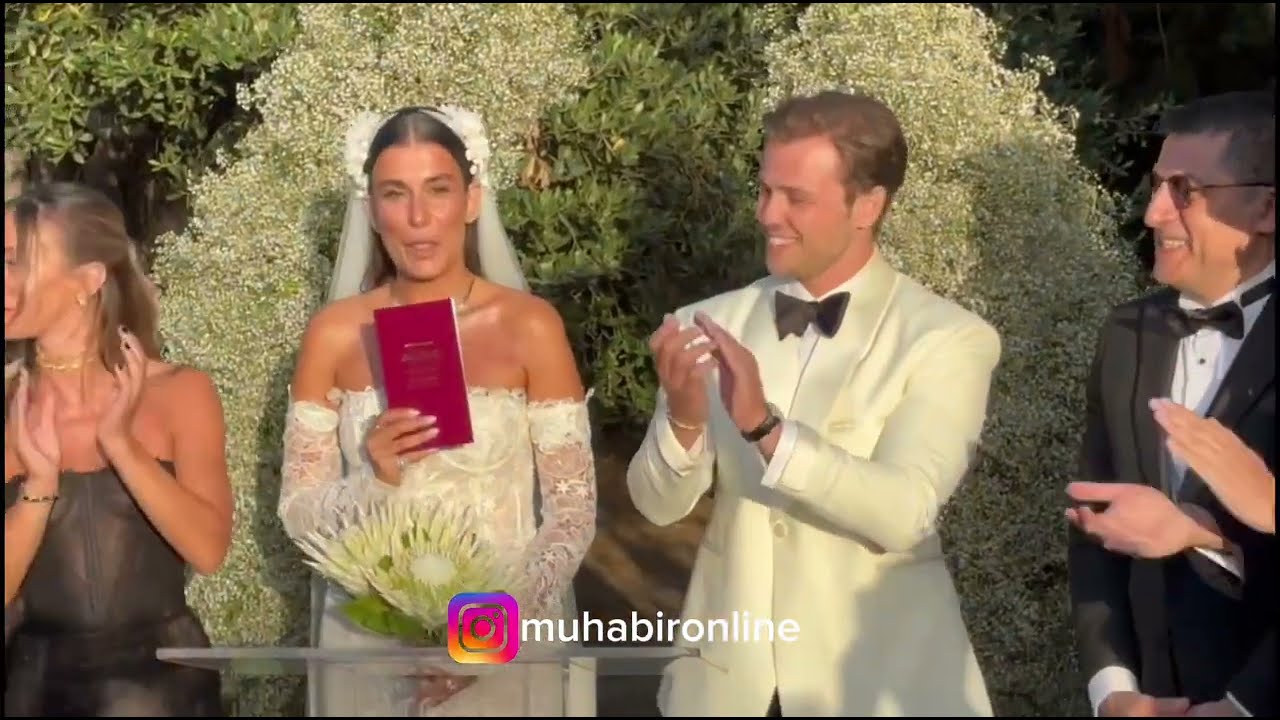 Tolga Sarıtaş ve Zeynep Mayruk İşte Böyle Evlendi! DÜĞÜNDEN İLK GÖRÜNTÜ…