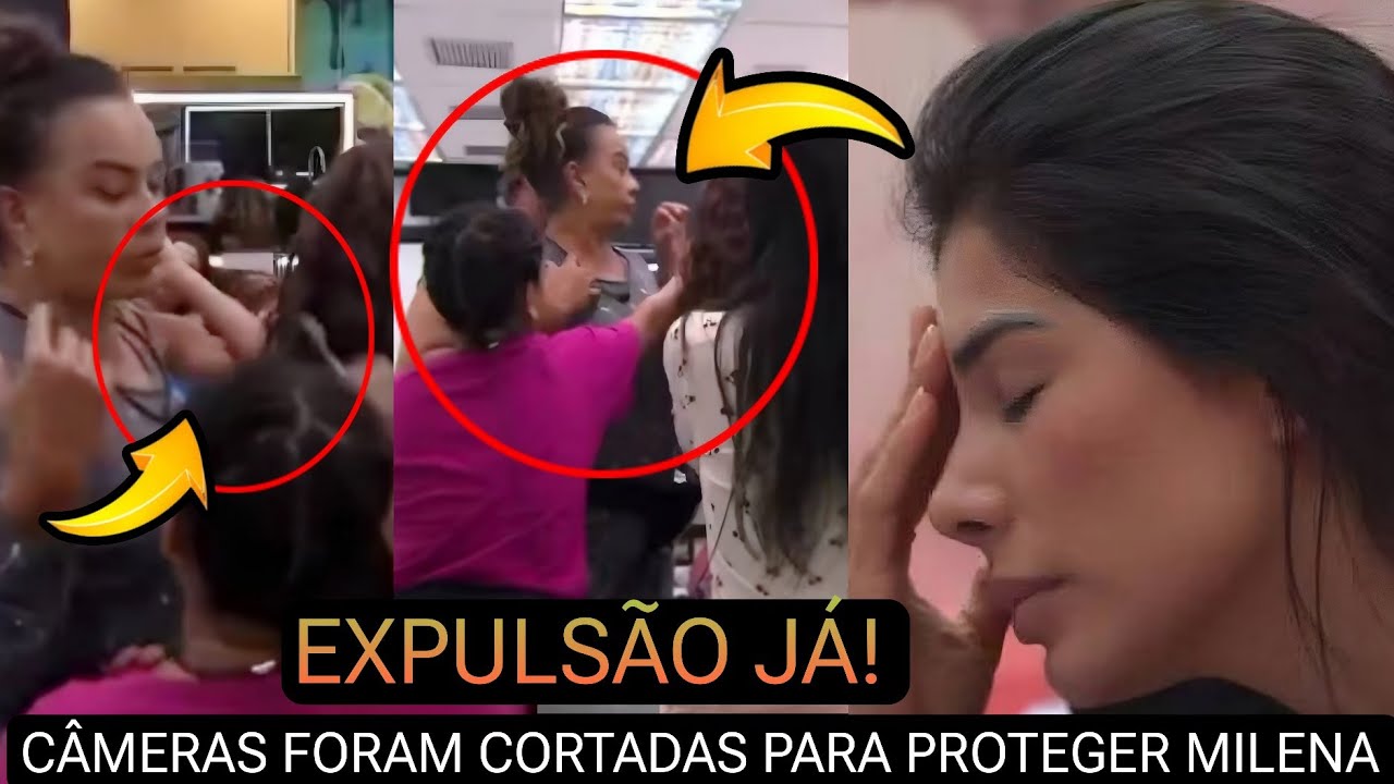 BBB 26: GRAVE MAIS UMA EXPULS&Atilde;O AGORA NO BBB! MILENA ESQUENTA GARFO E PASSA NO ROSTO DE MARCIELE