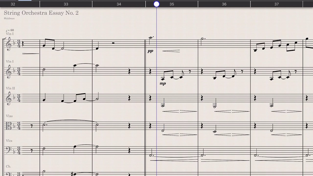 String Orchestra Essay No. 2 (by Dan Waldman)