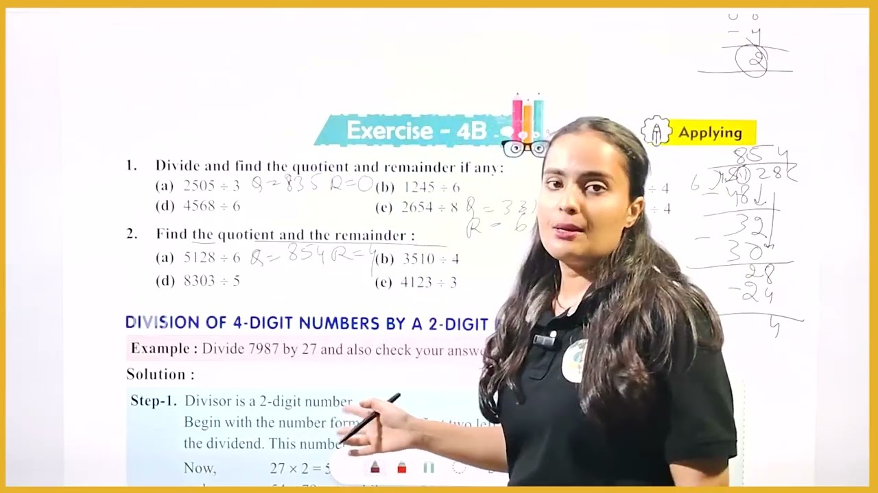 Intello Math Class 4 Chapter 4 Division