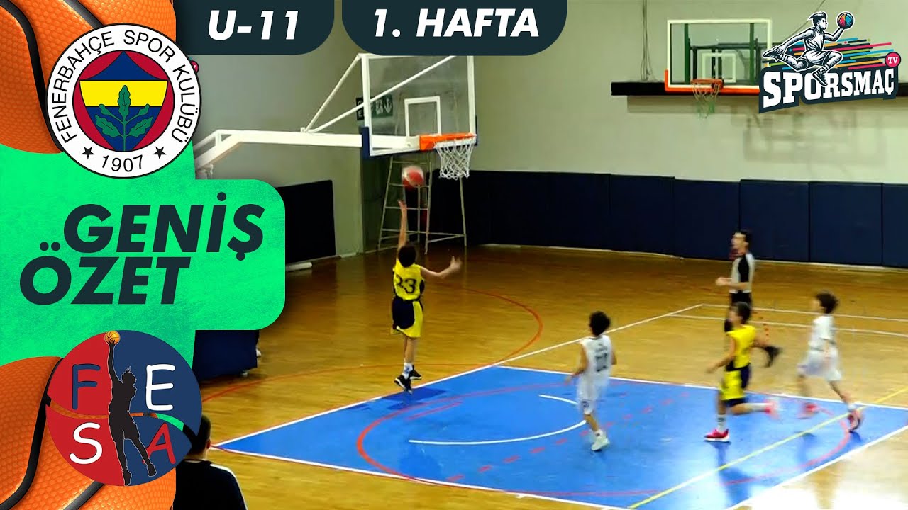 Fenerbahçe - FESA | TBF Altyapı Ligi U11 Erkekler Geniş Özet (24.12.2023)