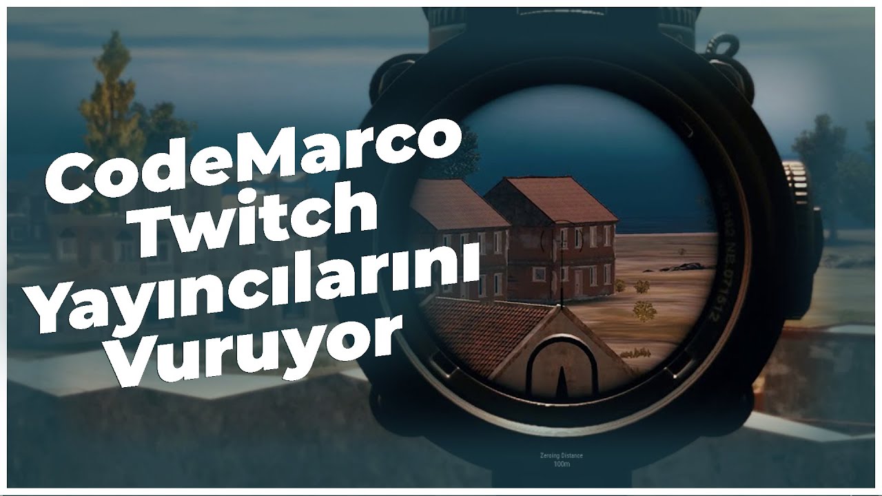 CodeMarco vs Twitch Yayıncıları | 1vs4 & Drive-by Vuruş | PUBG Twitch Türkiye #3