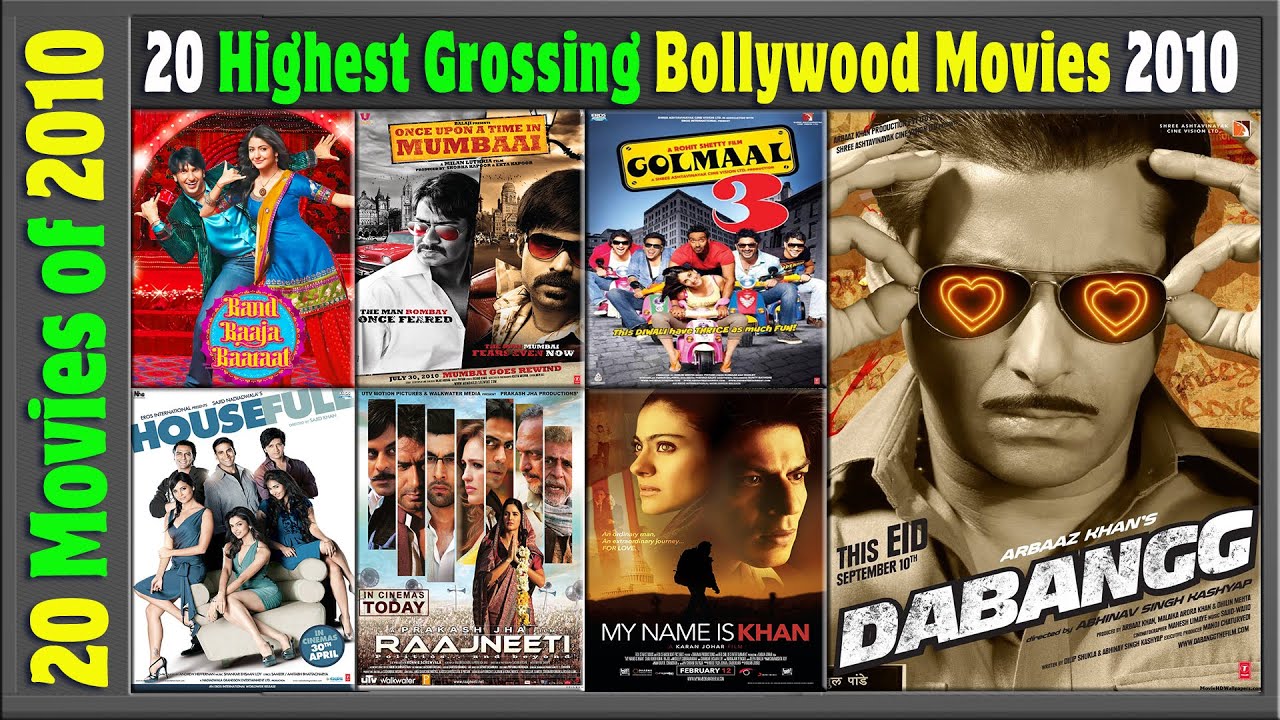 Top 20 Bollywood Movies Of 2010 | Hit or Flop | 2010 की बेहतरीन फिल्में | with Box Office Collection