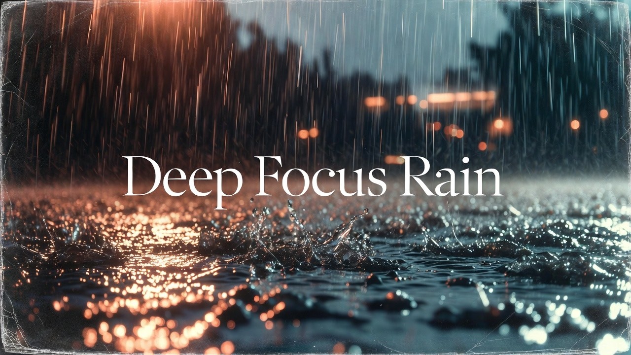 Deep Focus Rain 🌧️ Rainy Lofi Coding Beats for Deep Focus