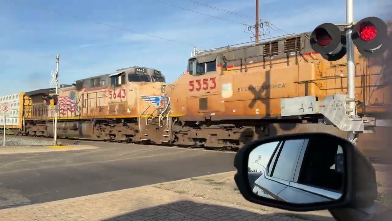 Union Pacific freight in Morada, CA
