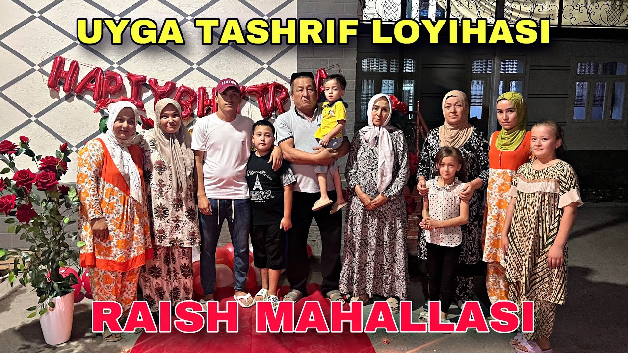 ANDIJON VILOYATI BULOQBOSHI TUMANI | UYGA TASHRIF LOYIHASI | RAISH MAHALLASI