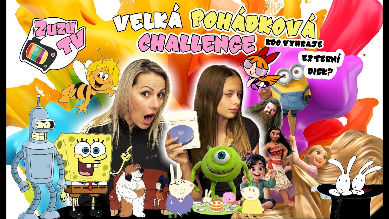 POHÁDKOVÁ CHALLENGE! 🏰✨ Kdo zná nejvíc pohádek? 🎬😱