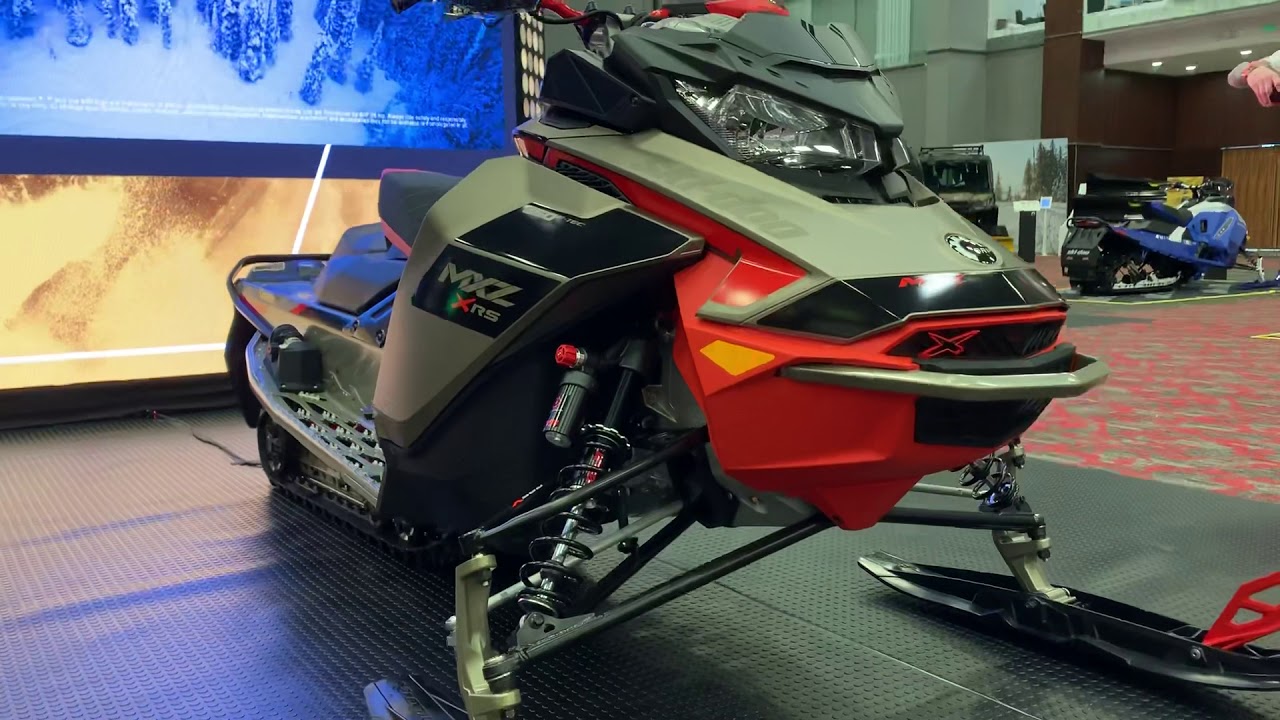 2021 Ski-Doo MXZ Xrs loaded up close